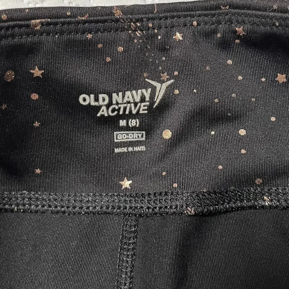 Old Navy Active Go Dry Constellation Leggings Size 8